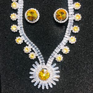 Yellow 30 Marmaid Nacklace