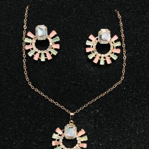 Pink Mixed Marmaid Nacklace